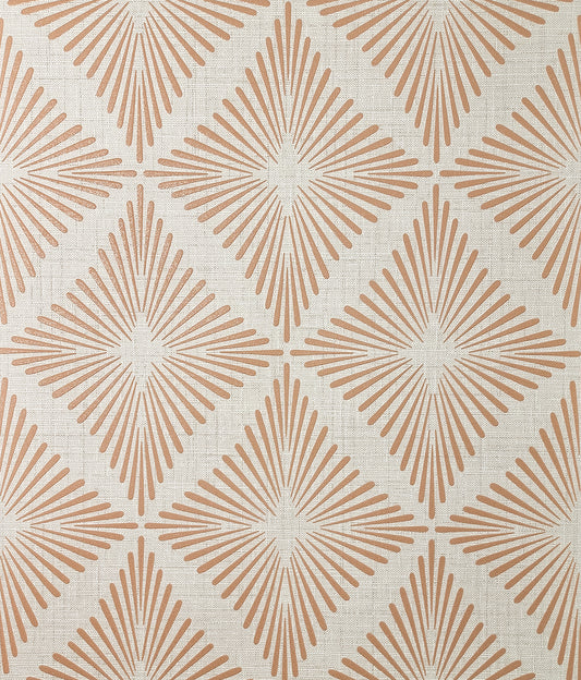 York Wallcoverings Fine Decor Denver Rust Starburst Wallpaper Graphics Retro Rust  Wallpaper - FD43748