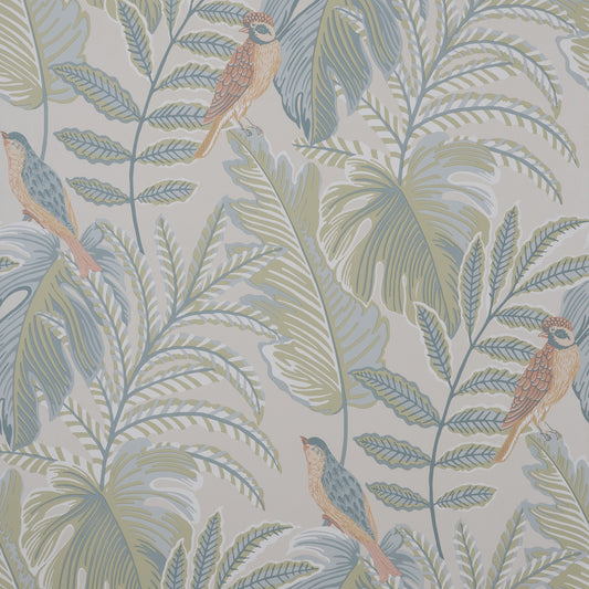 York Wallcoverings Fine Decor Cleo Pastel Tropical Wallpaper Animals Modern Pastel  Wallpaper - FD43780