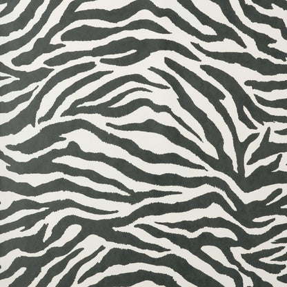 York Wallcoverings Fine Decor Shoshana Black Modern Zebra Wallpaper Animal Print Glam Black  Wallpaper - FD43801