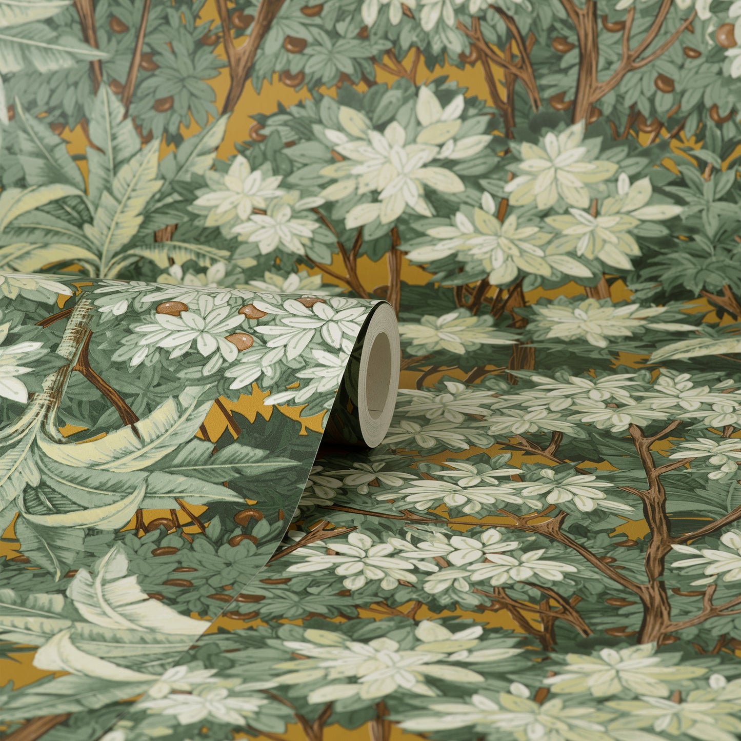 York Wallcoverings Fine Decor Kamali Moss Leopard Trees Wallpaper Animals Bohemian Moss  Wallpaper - FD43816