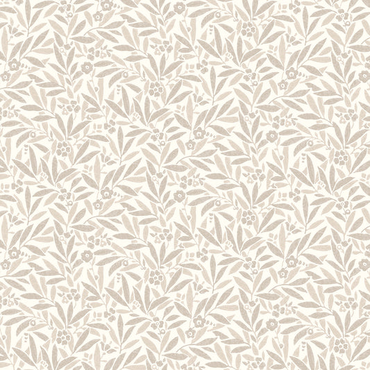 York Wallcoverings Fine Decor Rabanne Neutral Ditsy Leaves Wallpaper Botanical Transitional Neutral  Wallpaper - FD43824