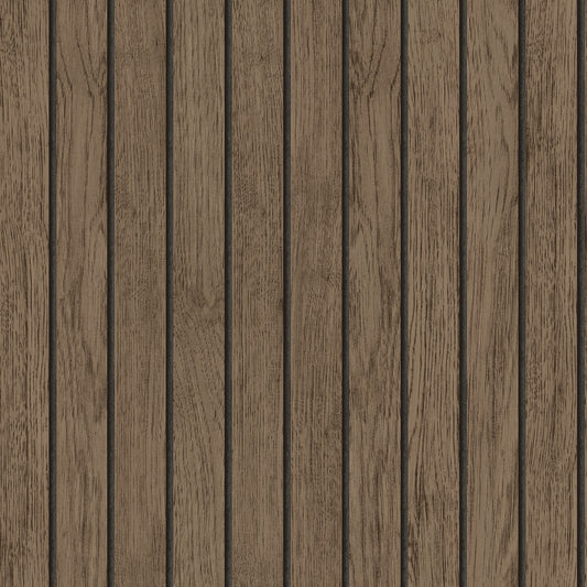 York Wallcoverings Fine Decor Manolo Brown Wooden Slat Wallpaper Graphics Modern Brown  Wallpaper - FD43842