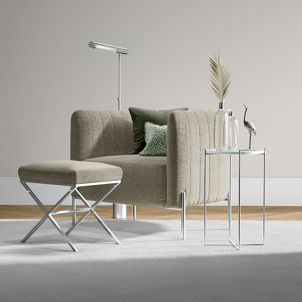 NICHOLASJOHN INC NJ-MERRIMENT Putty Solid   Fabric - NJ25-1256