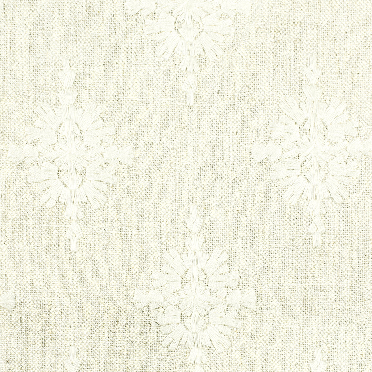 STOUT TEXTILES  DRAPERY,EMBROIDERIES TRADITIONAL, MEDALLION OATMEAL   - FERD-2