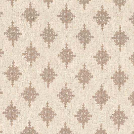 STOUT TEXTILES  DRAPERY,EMBROIDERIES TRADITIONAL, MEDALLION MAPLE   - FERD-3