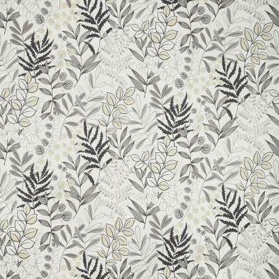 KRAVET BASICS PRINT  WHITE,GREY,WHEAT   - FERNGARDEN.21.0