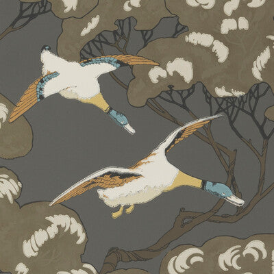 MULBERRY FLYING DUCKS PRINT--ANIMAL/INSECTS-BOTANICAL & FLORAL NIMBUS   - FG090.A101.0