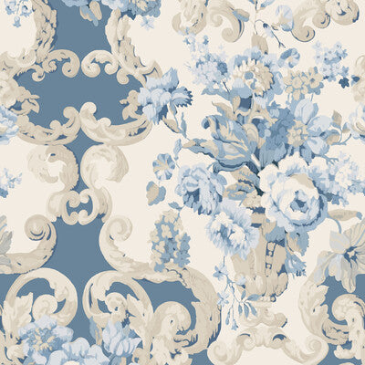 MULBERRY FLORAL ROCOCO ---BOTANICAL & FLORAL WHEAT   - FG103.H101.0