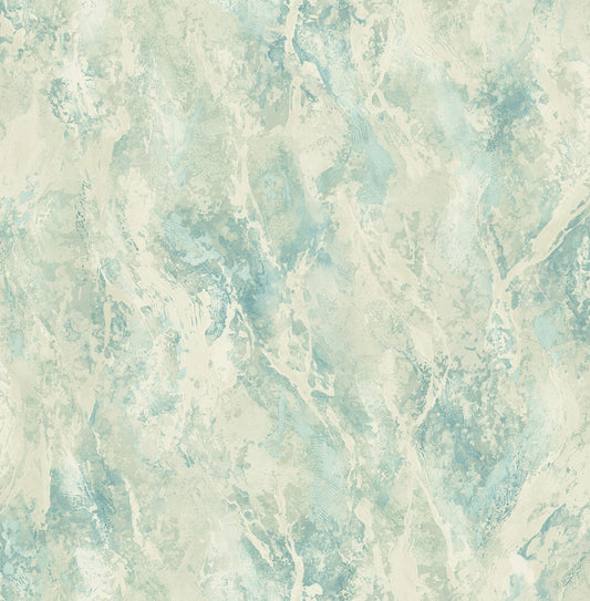 Seabrook Designs  Paint Splatter Abstract Contemporary Metallic Blue , Pearl   - FI70204