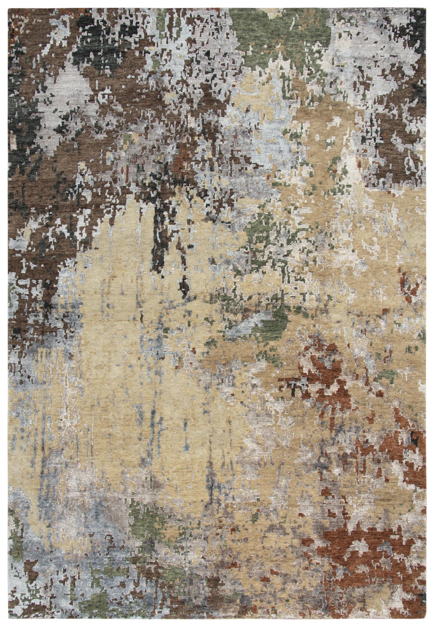 Rug, contemporary 3' x 10' - FINFIN10104120310