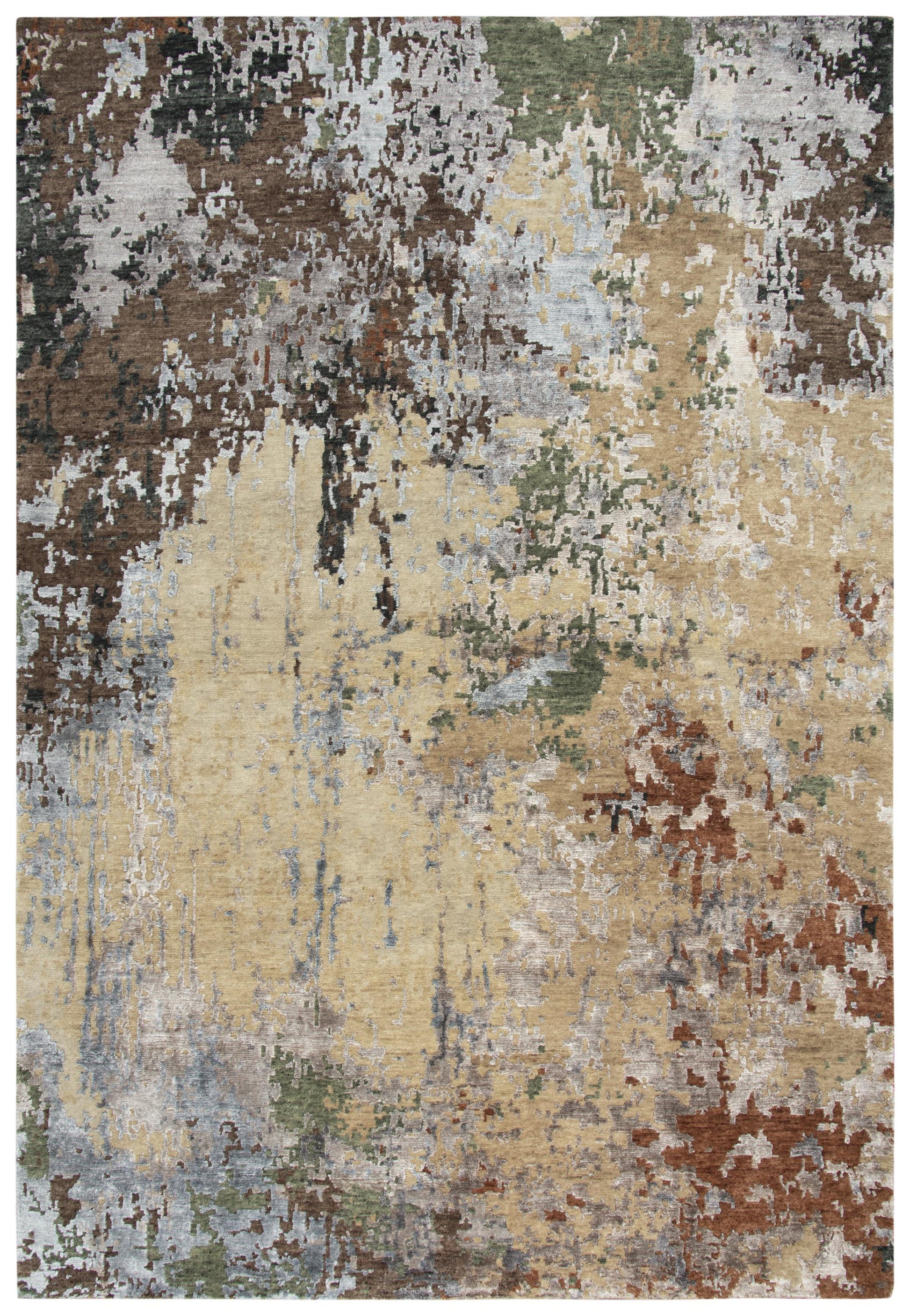 Rug, contemporary 3' x 10' - FINFIN10104120310