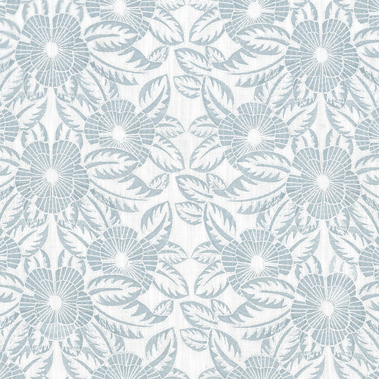 STOUT TEXTILES  DRAPERY,EMBROIDERIES TRADITIONAL, FLORAL HAZE,POWDER,STARLIGHT   - FINL-2