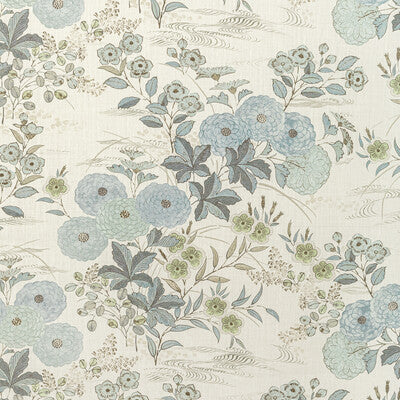 KRAVET COUTURE PRINT  BLUE,LIGHT BLUE,BLUE   - FIORELLA.155.0