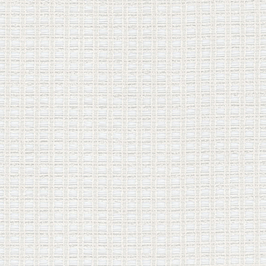 STOUT TEXTILES  DRAPERY,CASEMENT TRADITIONAL, PLAID/CHECK BLEACH,SALT,SNOW,WHITE   - FIRS-1