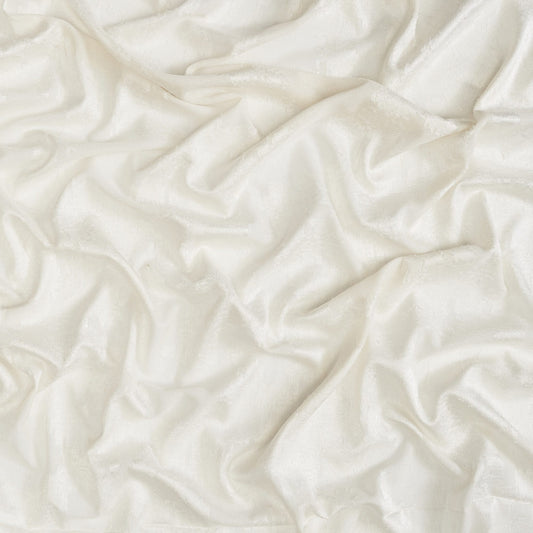 JF Fabrics FLUID 92 Fabric Texture, Abstract White, Ivory  Wide Width, Sheer - 8932992 J9001