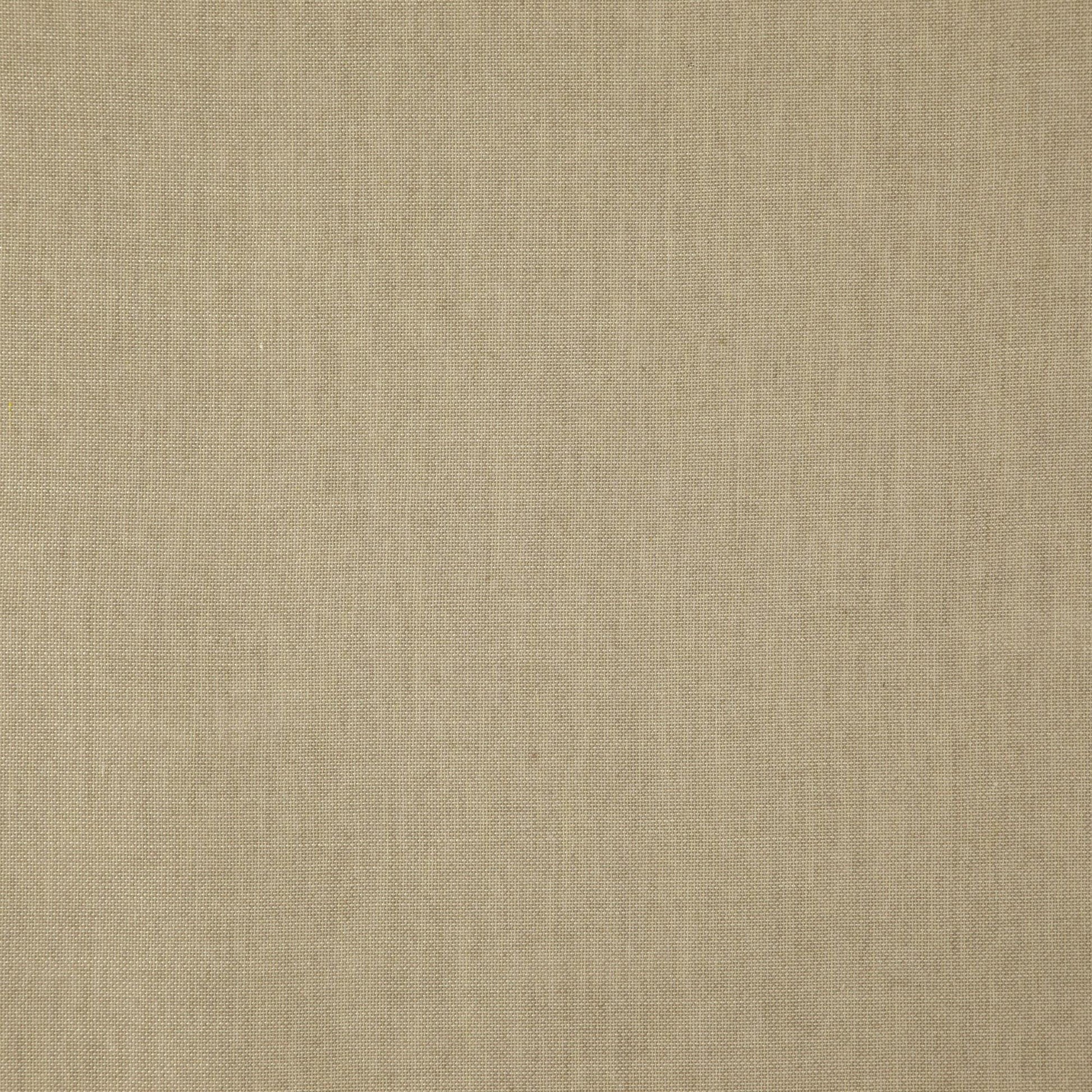 Beige woven fabric texture with subtle crosshatch; linen-like, sandy tan color.