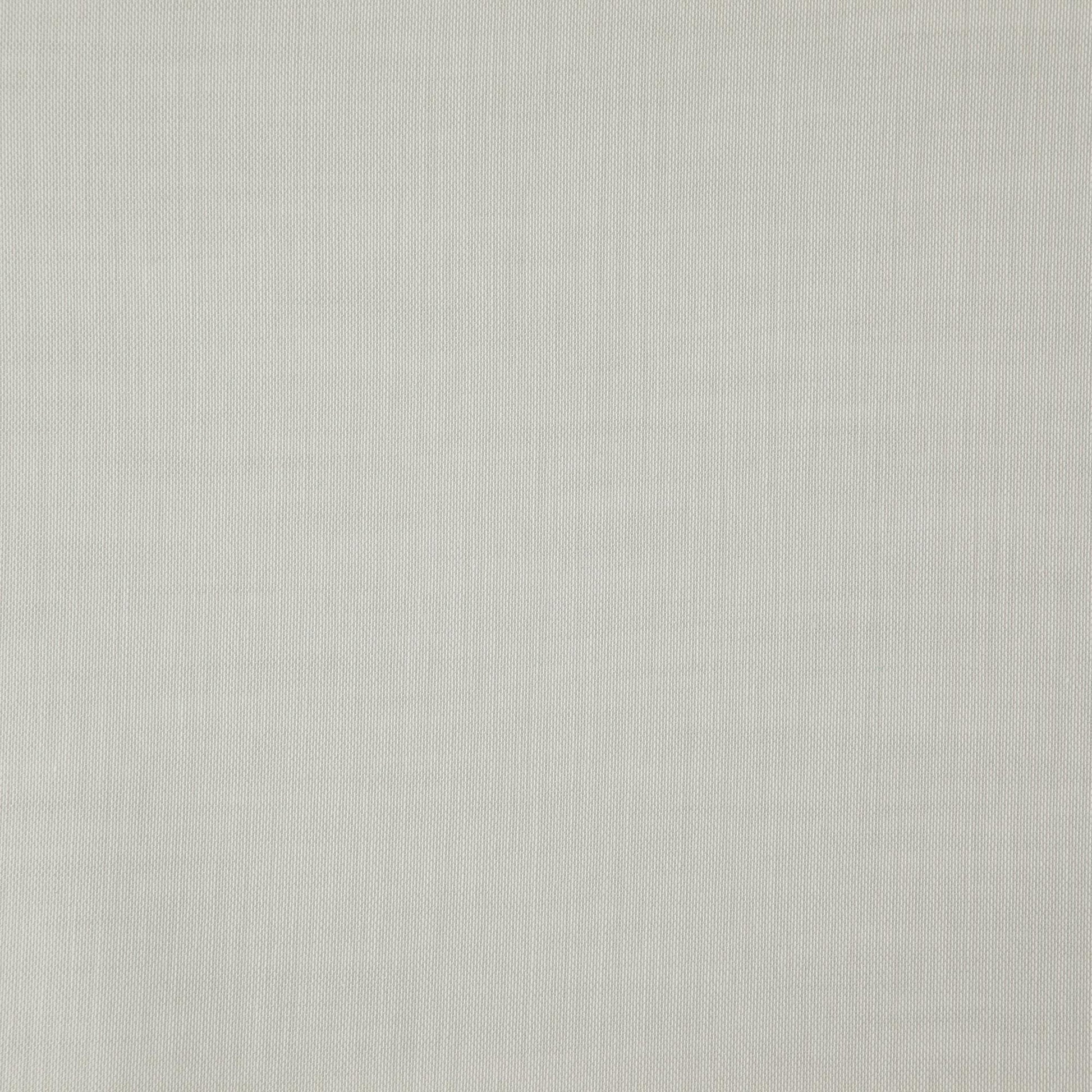 Grey/silver textured fabric with a fine vertical weave, neutral upholstery material.