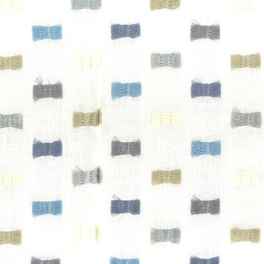 STOUT TEXTILES  MULTIPURPOSE,EMBROIDERIES TRADITIONAL, SMALL SCALE BLUE   - FLUT-3