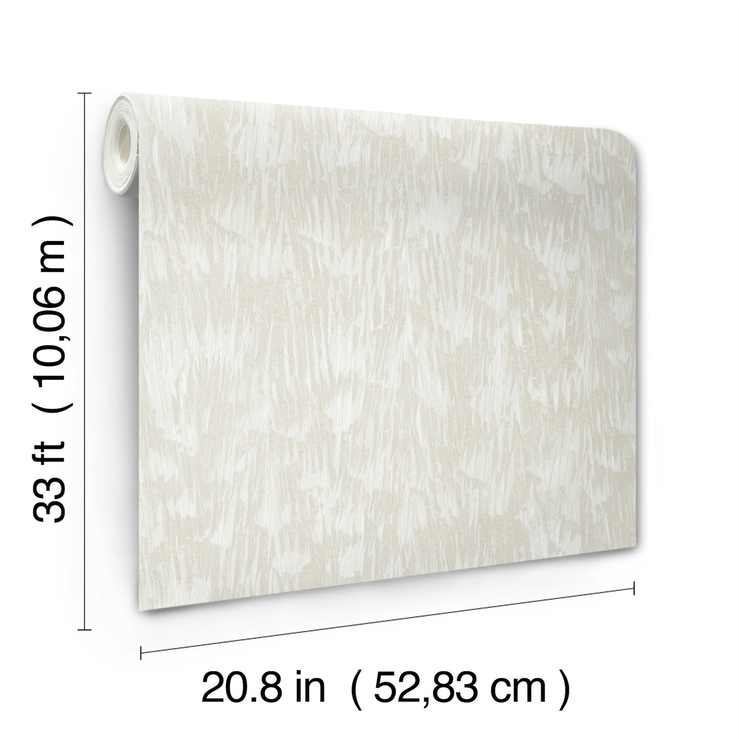 York Wallcoverings Formations Gilded Plume Light Cream Wallpaper Modern Textures Whites and Off-Whites   - FM1002