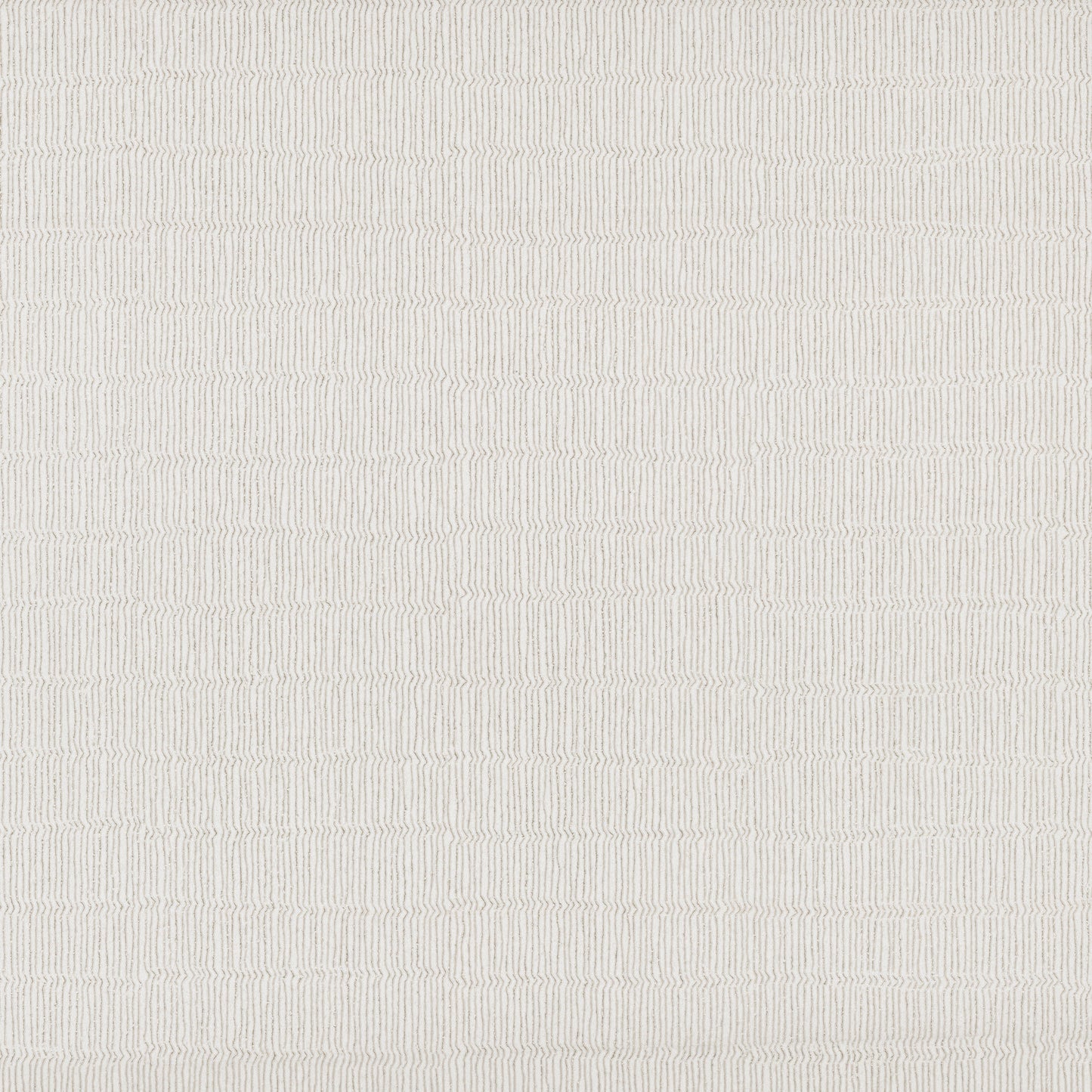 White and silver wallpaper with tectonic texture and subtle horizontal stripe pattern.
