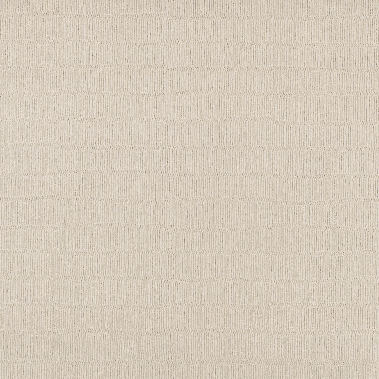 Beige textured wallpaper with a subtle horizontal ribbed pattern and almond-silver stripe design.