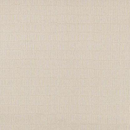 Beige textured wallpaper with a subtle horizontal ribbed pattern and almond-silver stripe design.