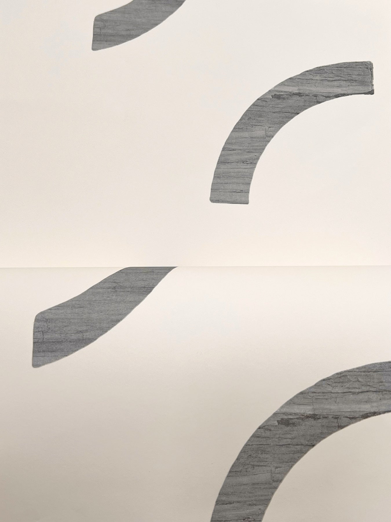 York Wallcoverings Formations Lunula Black Wallpaper Modern Geometrics Blacks   - FM1022