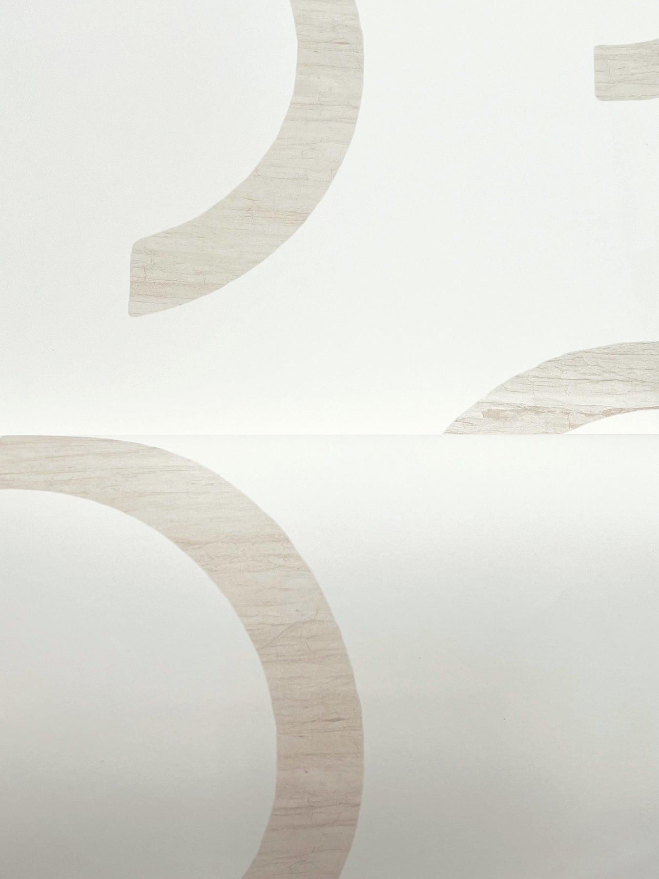 York Wallcoverings Formations Lunula Ivory Wallpaper Modern Geometrics Whites and Off-Whites   - FM1025