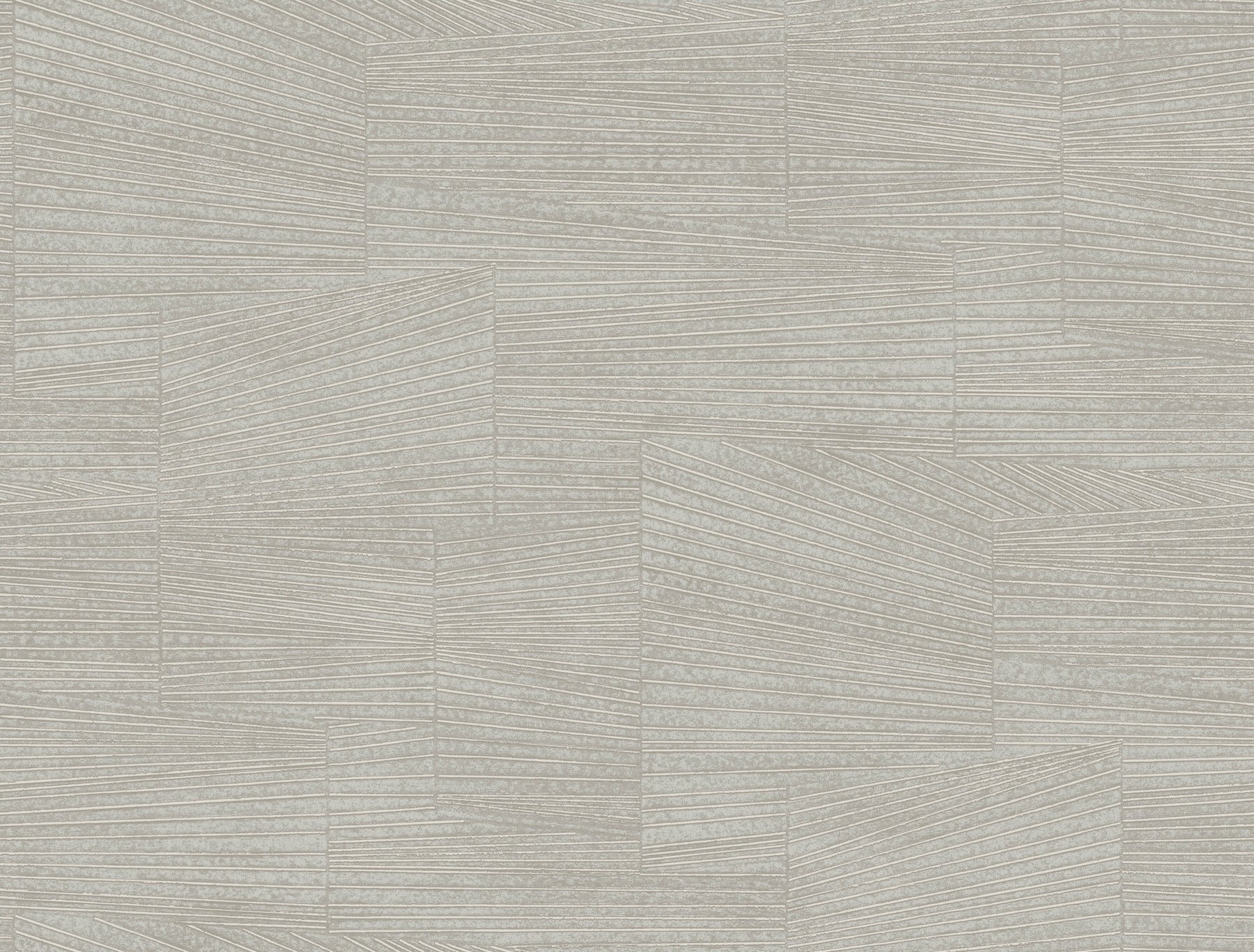 Grey geometric wallpaper with a subtle stone texture in a brick-like grid pattern.