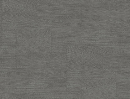 York Wallcoverings Formations Higher Ground Geo Onyx Wallpaper Modern Geometrics Blacks   - FM1032