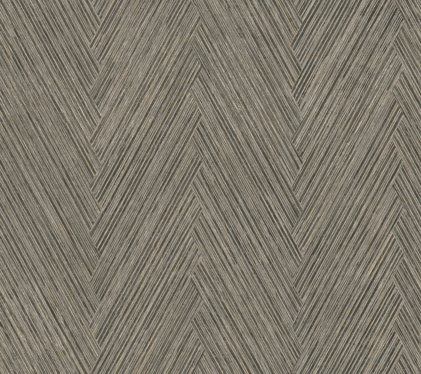 York Wallcoverings Formations Thatched Chevron Charcoal Wallpaper Transitional Chevron Greys   - FM1051