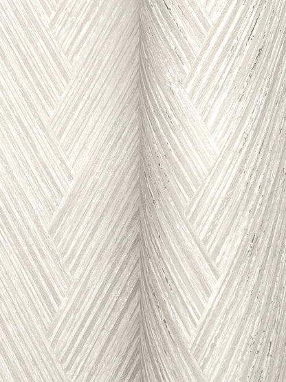 York Wallcoverings Formations Thatched Chevron Light Neutral Wallpaper Transitional Chevron Greys   - FM1052