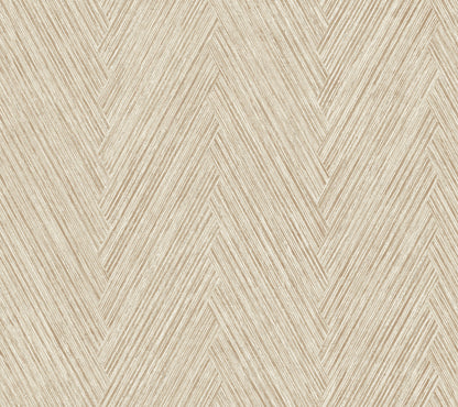 York Wallcoverings Formations Thatched Chevron Terracotta Wallpaper Transitional Chevron Reds   - FM1053