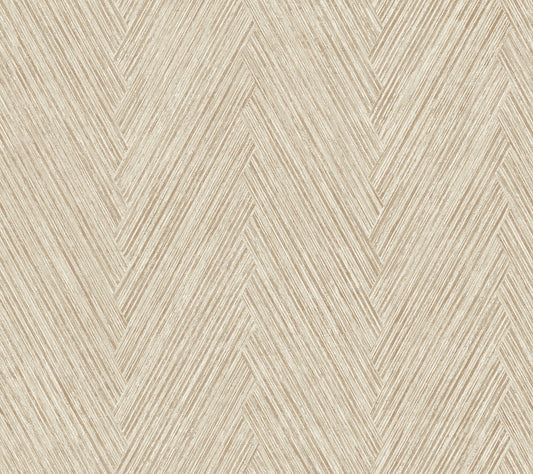 York Wallcoverings Formations Thatched Chevron Terracotta Wallpaper Transitional Chevron Reds   - FM1053
