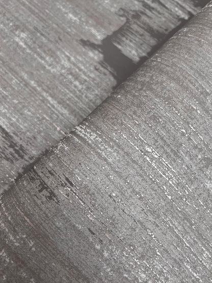 York Wallcoverings Formations Rhythm and Rhyme Charcoal Wallpaper Modern Geometrics Greys   - FM1062