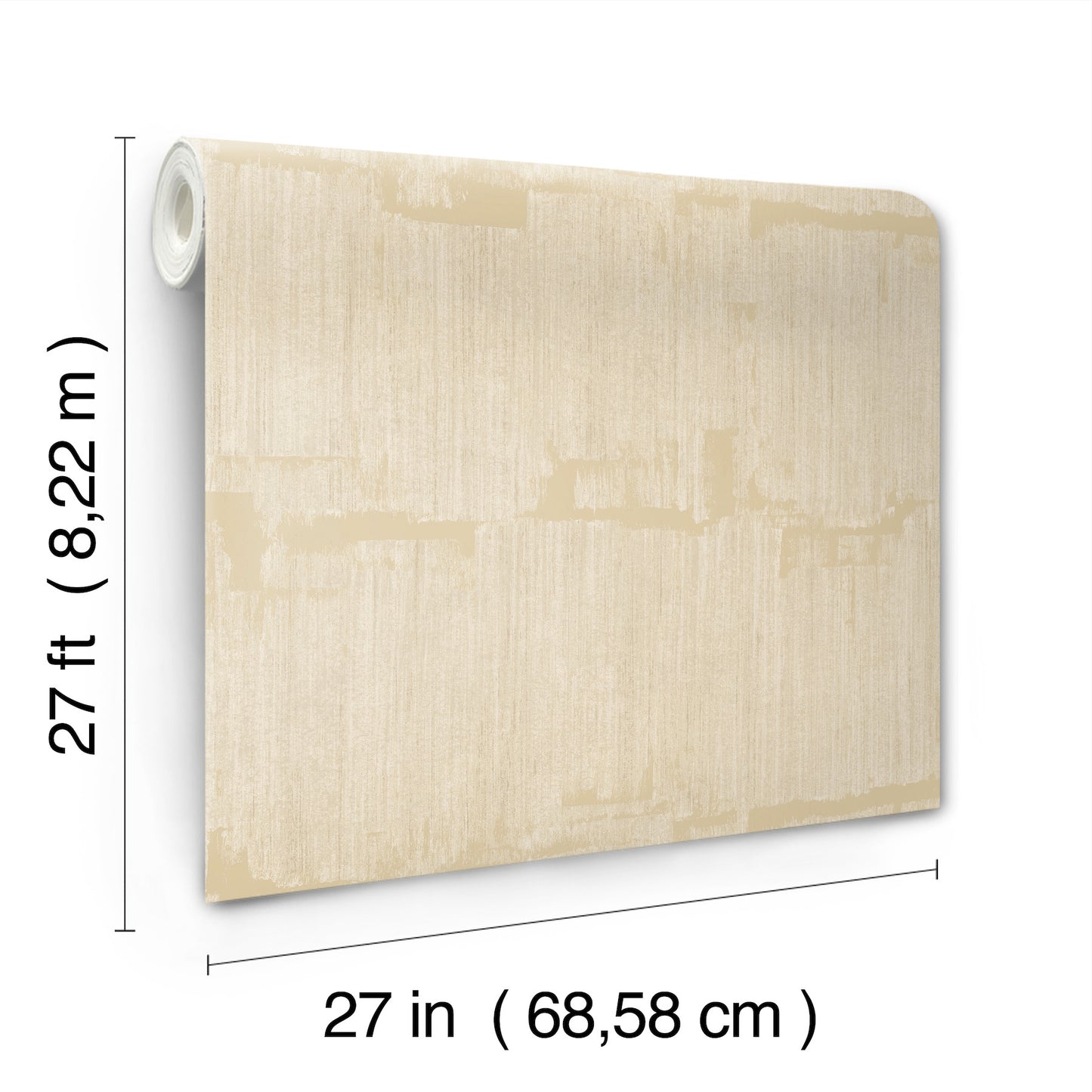 York Wallcoverings Formations Rhythm and Rhyme Straw Wallpaper Modern Geometrics Yellows   - FM1063