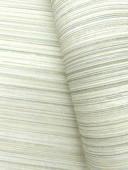 York Wallcoverings Formations Alignment Grass Wallpaper Traditional Stripes Greens   - FM1071