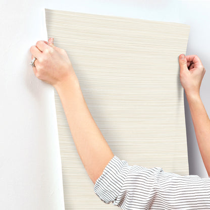 York Wallcoverings Formations Alignment Warm Neutral Wallpaper Traditional Stripes Yellows   - FM1073