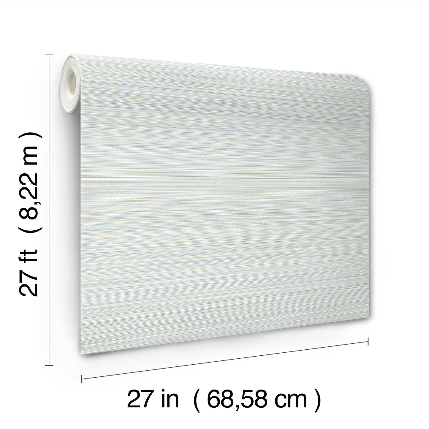 York Wallcoverings Formations Alignment Blue Wallpaper Traditional Stripes Blues   - FM1075
