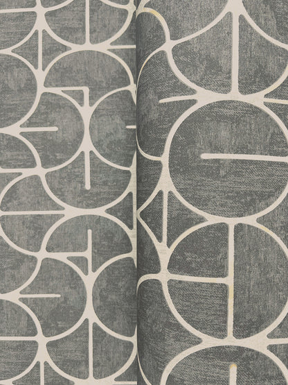 York Wallcoverings Formations Looking Glass Charcoal Wallpaper Transitional Geometrics Blacks   - FM1104