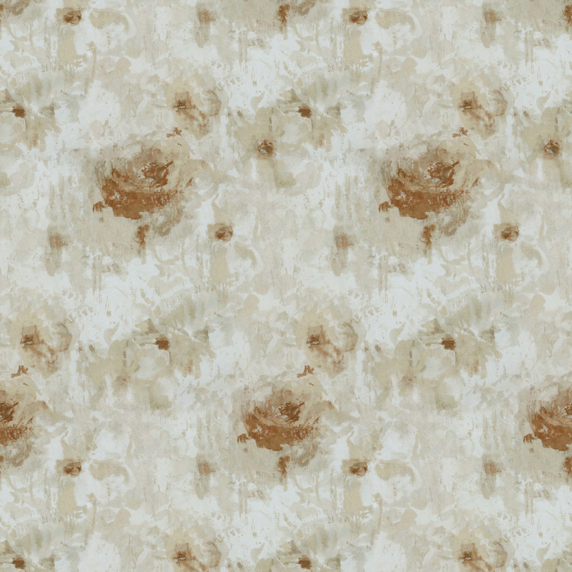 Velvet fabric with a watercolor damask floral pattern in yellow and gold tones.