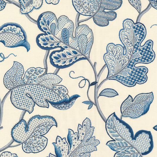STOUT TEXTILES  MULTIPURPOSE,PRINT TRADITIONAL, JACOBEAN SKY   - FORE-1