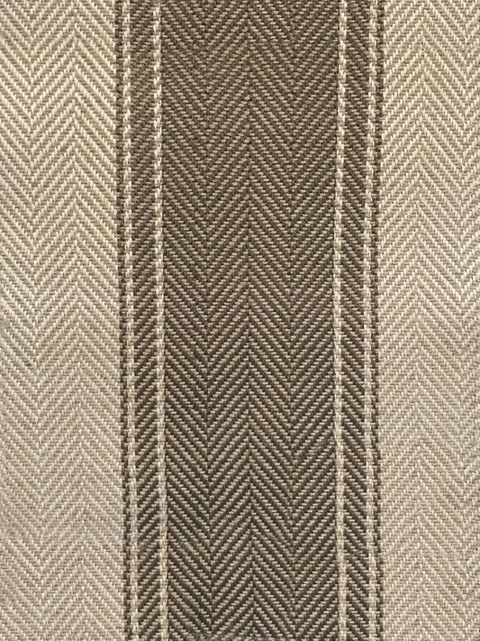 SCALAMANDRE OUTLET  FABRIC WEEKEND STREET STRIPE  FABRIC NUT   - FO 0001WEEK NEW SKU # FOWEEK0001