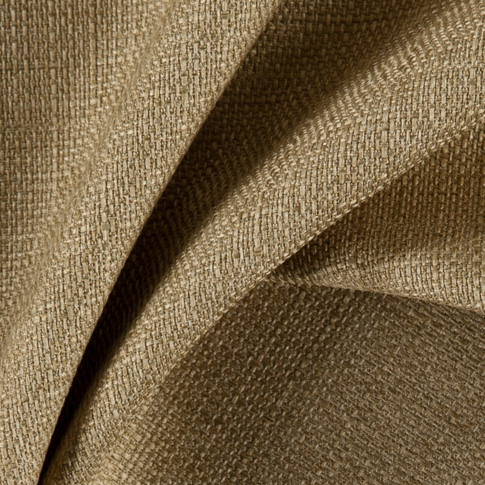 Yellow/gold linen-textured fabric with a tight textured weave and soft drape.