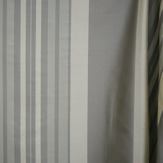 JF Fabrics JF Studio FREIDA 70 Fabric Transitional,Stripe Green,Grey,Silver,Taupe  Faux Silk - 5085970 SJ101