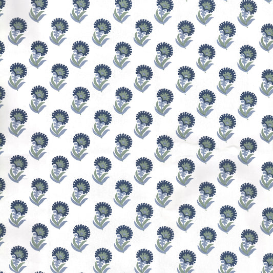 STOUT TEXTILES  MULTIPURPOSE,PRINT TRANSITIONAL,, FLORAL PERIWINKLE   - FRES-1