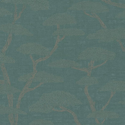 Galerie Wallcoverings Fusion Chinoiserie Tree Motif Galerie Wallcoverings  Green   - FS72000
