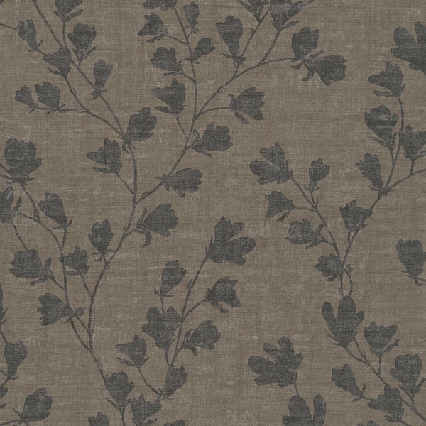 Galerie Wallcoverings Fusion Floral Trail Motif Galerie Wallcoverings  Bronze, Brown   - FS72004