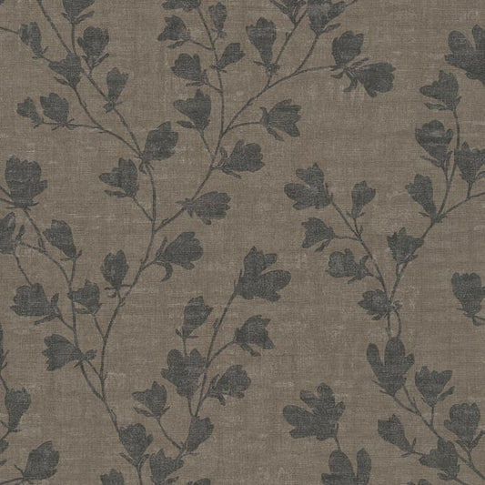 Galerie Wallcoverings Fusion Floral Trail Motif Galerie Wallcoverings  Bronze, Brown   - FS72004