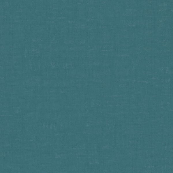 Teal blue-green linen-textured fabric swatch with subtle woven pattern.
